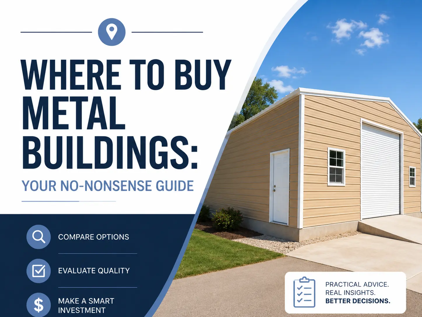 Where to Buy Metal Buildings Your No-Nonsense Guide